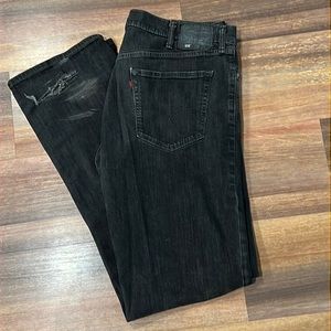 Levi’s 559 Denim Faded Black Jeans (36x34)